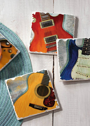 Guitar Legends Stone Coaster