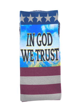 In God We Trust Christian Crew Socks