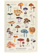 Mushrooms Fine Print Dishtowel