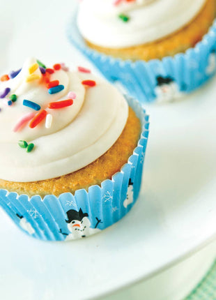 Fox Run Snowman Cupcake Liners, 50 Count, 3" x 3"