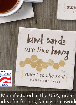 Sweet To The Soul Single Absorbent Tumbled Tile Coaster