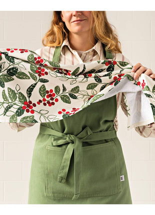 Merry Berry Christmas Terry Dishtowel
