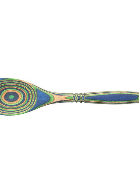 12" Peacock Pakka Corner Spoon
