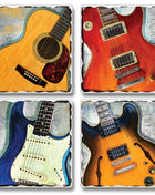 Guitar Legends Stone Coaster