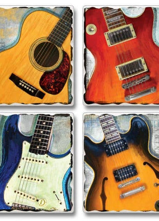 Guitar Legends Stone Coaster