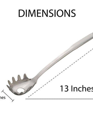 HIC Kitchen Spaghetti Ladle And Pasta Server, 12.5in