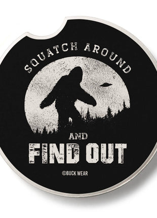 Squatch Around Stone Car Coaster, Bulk