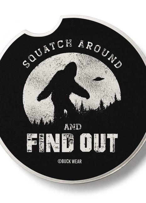 Squatch Around Stone Car Coaster, Bulk