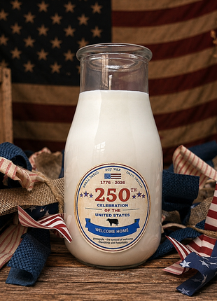 Limited Edition - USA 250th Anniversary Milk Bottle Candles