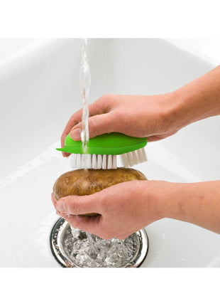 Progressive Veggie Brush, Dual Bristle, For Veggies