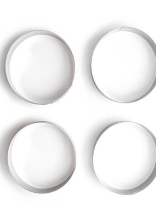 Fox Run English Muffin Rings, Set of 4, 3.75"