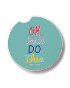 Let's Do This Stone Car Coaster, Single Pack