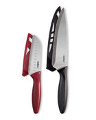 Zyliss 2 Piece Chef and Santoku Knife Set