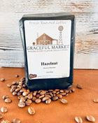 Graceful Market Hazelnut Coffee | Nutty, Smooth & Richly Flavored Medium Roast Coffee | Whole Bean or Ground | 12 oz Bag