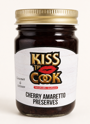 Kiss the Cook Cherry Amaretto Preserves studio product image